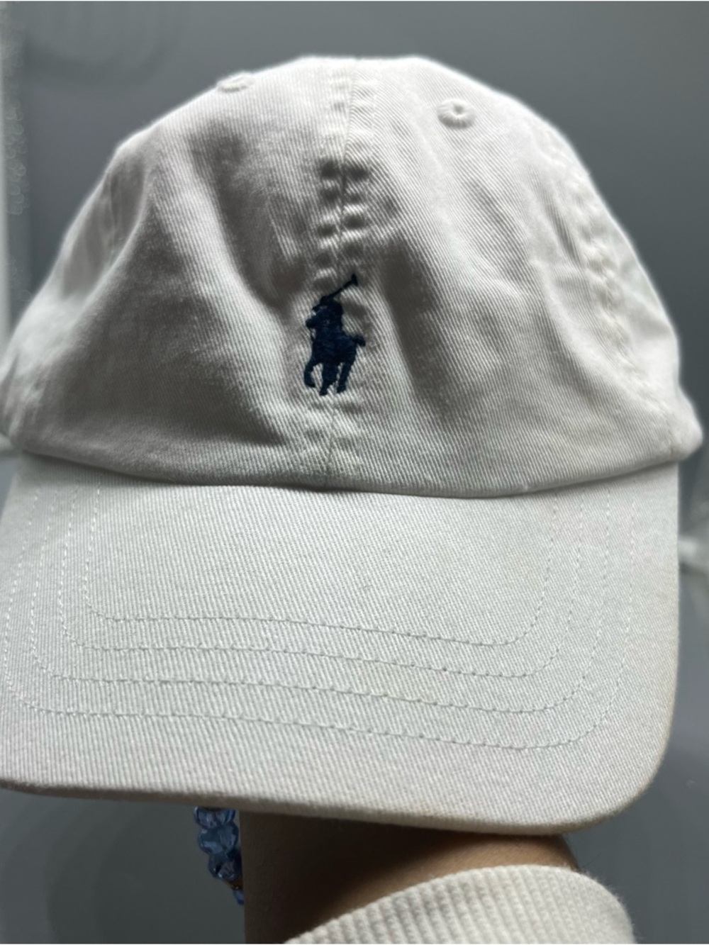 Polo by Ralph Lauren White Garment Tag with Blue Label
